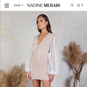 Nadine Merabi bridal dress